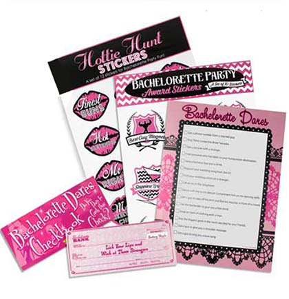 Bachelorette Party Game Kit - Set of 4