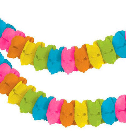 Neon Paper Garland