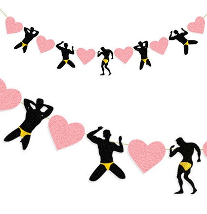 Hunks & Hearts Banner Kit