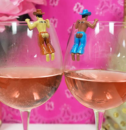 Western Chaps &amp; Boot Shot Glass - Set of 8