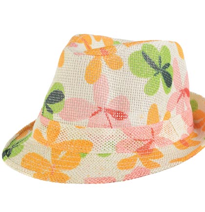 Tropical Floral Fedora