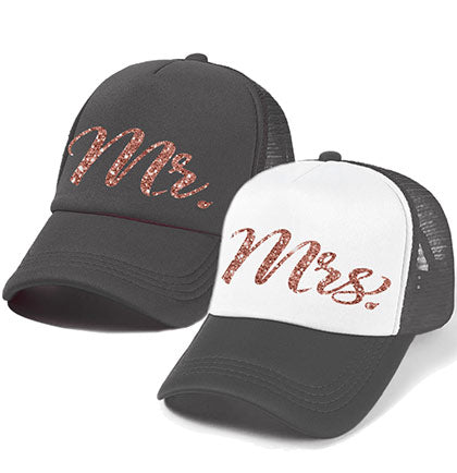 Mr. & Mrs. Black/White & Black Trucker Hats
