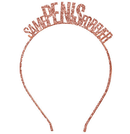 Same Pen*s Forever Rose Gold Glitter Comfort Headband
