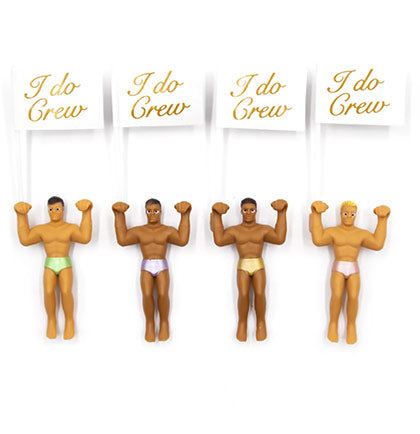 I Do Crew Drink Dudes - Set of 4