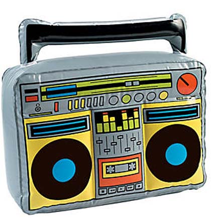 Inflatable Boombox 18"