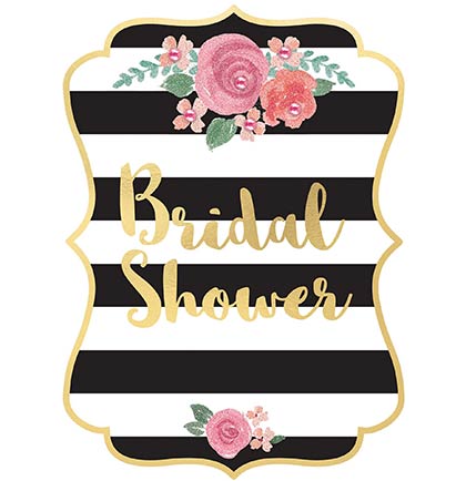 Black & White Bridal Shower Invites