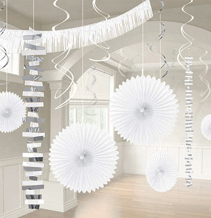 White Decoration Kit - Set of 18