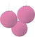 Having a pretty in pink bachelorette party? These Set of 3 Pink Lanterns will be fun to add. They're perfect to use indoors or outdoors and hang them in various lengths.  The 9" lanterns are easy to assemble with the included wire frames and comes with string to hang. 