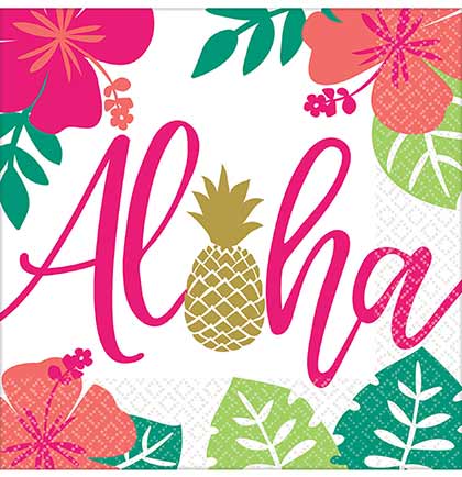 Aloha Luncheon Napkins