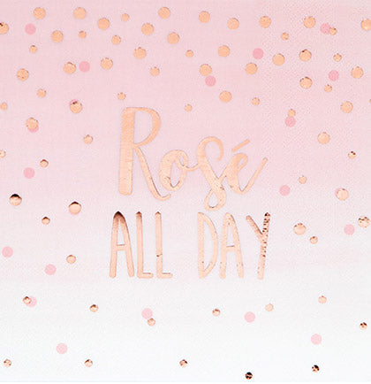 Rosé All Day Luncheon Napkins