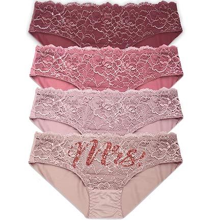 Lace Front Bikini Set of 4