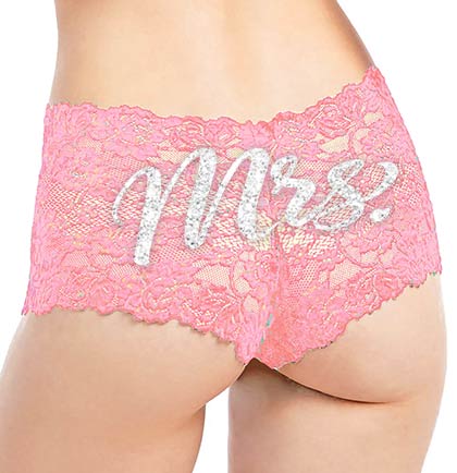Silver Mrs. Lace Panty
