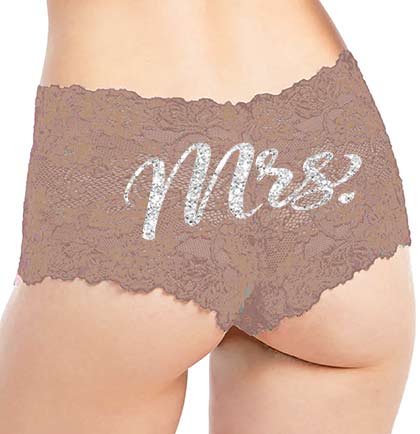 Silver Mrs. Lace Panty