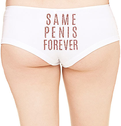Rose Gold Same Pen*s Forever Cheeky Panty