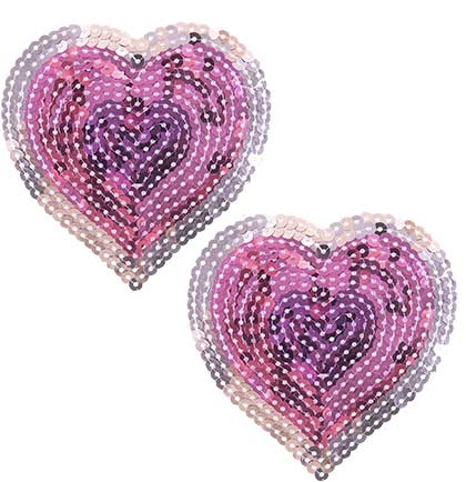 Heart Shaped Sequin Pasties