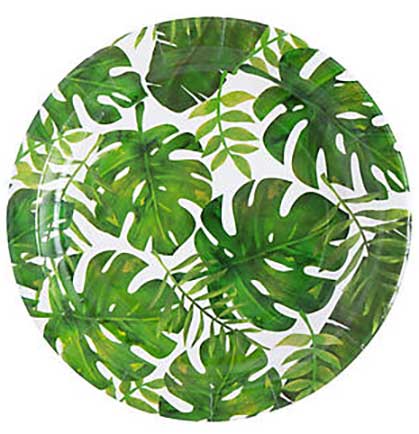 Monstera Leaf Dinner Plates