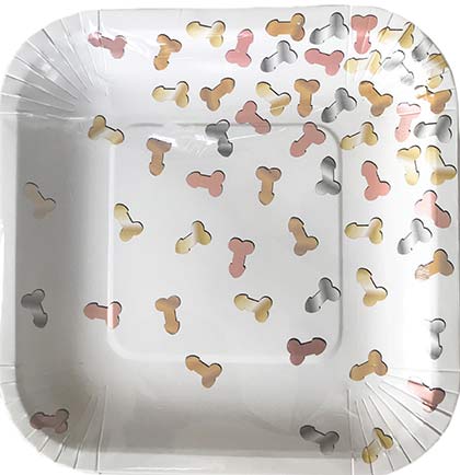 Pecker Glitterati Square Plates