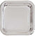 Silver Square Dinner Plates
