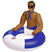 Inflatable Hunk Pool Ring - Jerry