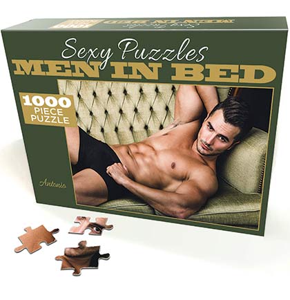 Sexy Puzzles Men in Bed: Antonio