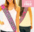 Front & Back Print Bachelorette Sash