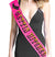 Gettin' Hitched Glitter & Gold Foil Sash