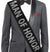 Man of Honor Rhinestone Sash