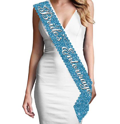 Bride to Be &amp; Bride&#39;s Entourage Sash - Set of 3