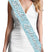 The beautiful ice blue sash says "Bride's Entourage" in white and silver gray flirty font. This sparkle sash won't shed and fits comfortably with a smooth satin backside. Plus, this Bride's Entourage sash matches the other ice blue Bridal Shower sashes: Maid of Honor, Bridesmaid and Bride to Be, available for purchase separately!