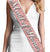 Maid of Honor Sparkling Rosé Sparkle Scallop Sash