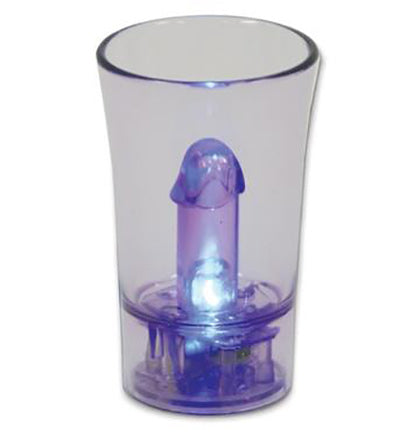 Light Up Pecker Shot Glass - Purple