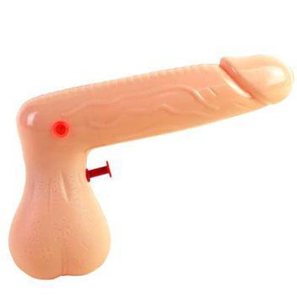 7.5" Long Penis Shaped Plastic Water Gun