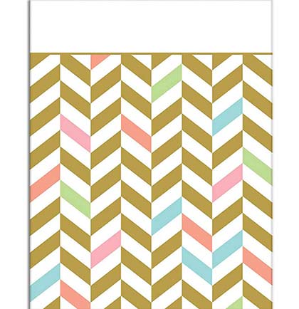 Colorful Chevron Table Cover