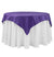 Purple Satin Table Topper