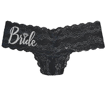 Black Lace Thong, Wedding Night Panties