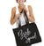 Bride Squad Glam Rhinestone Large Canvas Tote