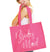 Bridesmaid Glam Rhinestone Large Canvas Tote