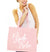 Bride Tribe White Glam Large Canvas Tote