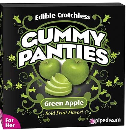Gummy Panties for HER - Green Apple, Wedding Night Kit